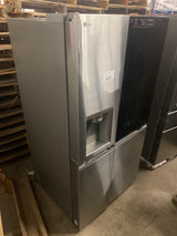 LG 27 cu.ft. Smart Side-By-Side InstaView Door-in-Door Refrigerator with Craft Ice in Stainless Steel
