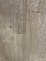 4 ft. L x 25 in. D Unfinished Hevea Solid Wood Butcher Block Countertop With Square Edge