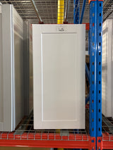 Shaker Satin White Stock Assembled Wall Kitchen Cabinet (18 in. x 36 in. x 12 in.)