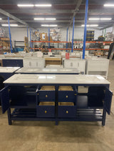 Newport Legacy Vanity 72"x22"x34" in Blue