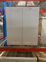 Shaker 36 in. W x 12 in. D x 42 in. H Assembled Wall Kitchen Cabinet in Satin White