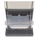 5.12 lbs. Countertop Portable Whiskey Ball Shaped Ice Maker in Stainless Steel