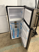 4.5 cu. ft. 2-Door Mini Refrigerator in Platinum Steel with Freezer