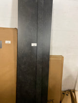 8 ft. L x 25 in. D Engineered Composite Countertop in Black Amani with Satin Finish