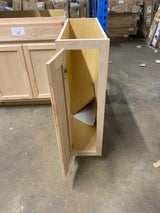 Hampton Assembled 9x34.5x24 in. Base Cabinet in Unfinished Beech