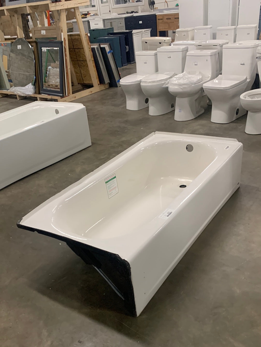 Princeton 60 in. x 30 in. Soaking Bathtub with Right Hand Drain in White