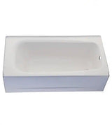 Cambridge 60 in. x 32 in. Soaking Bathtub with Left Hand Drain in White
