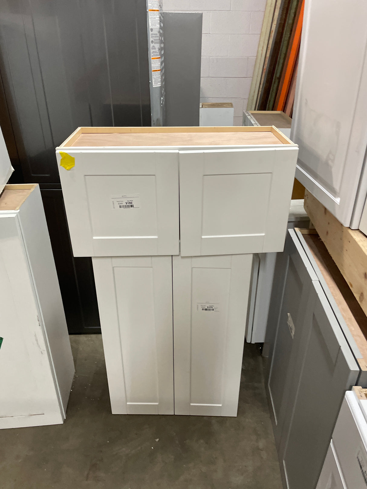 Washington Vesper White Plywood Shaker Assembled Wall Kitchen Cabinet Soft Close 30 in W x 12 in D x 15 in H