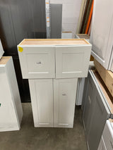 Washington Vesper White Plywood Shaker Assembled Wall Kitchen Cabinet Soft Close 30 in W x 12 in D x 15 in H