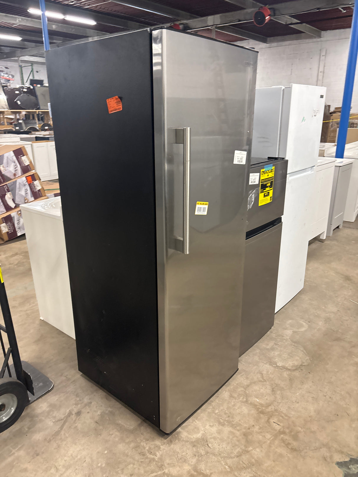 11 cu. ft. Convertible Auto Defrost Garage Ready Upright Freezer/Refrigerator in Stainless Steel, Energy Star