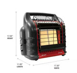 18,000 BTU Portable Radiant Propane Indoor/Outdoor Big Buddy Pro Series Heater