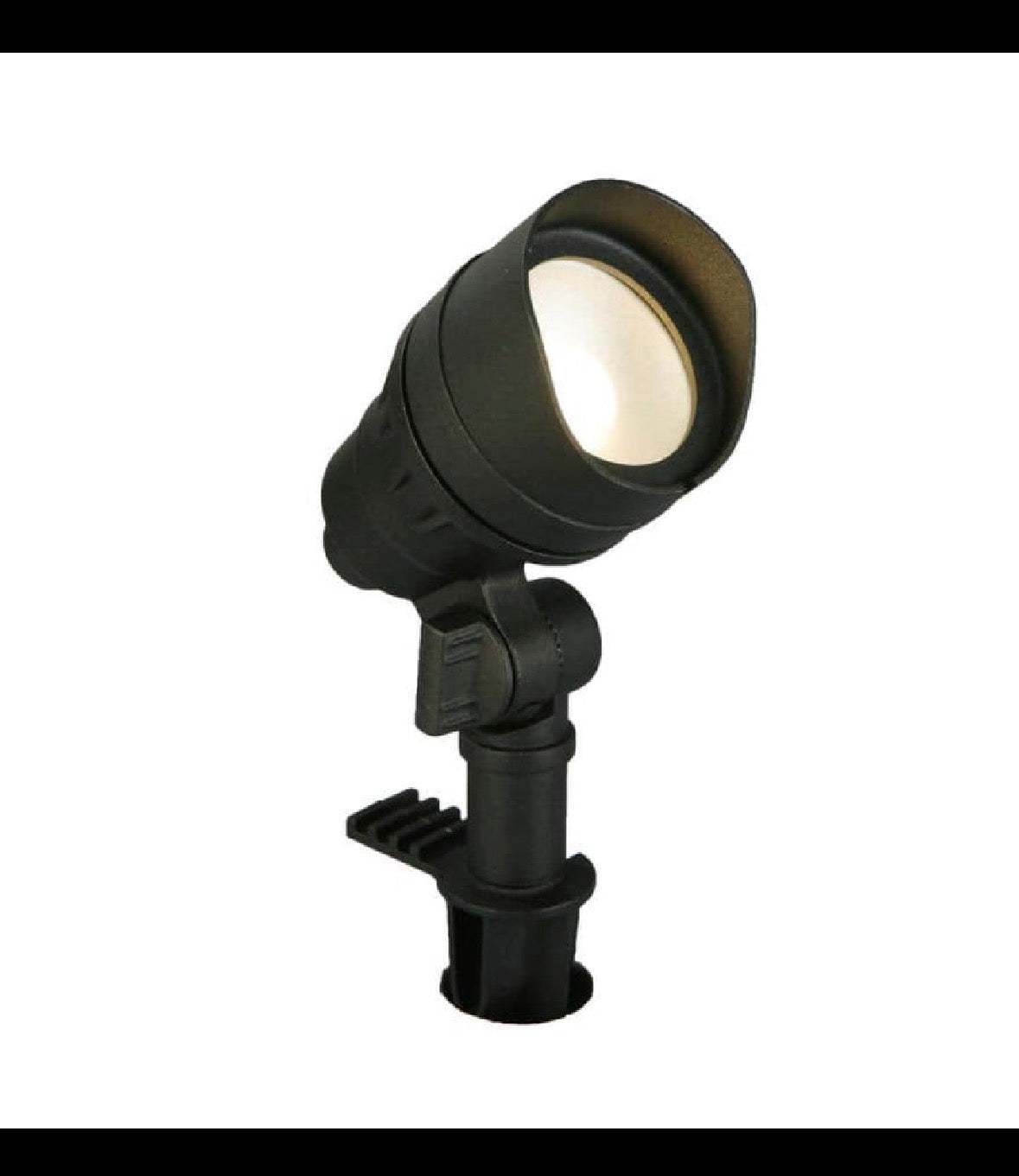20-Watt Equivalent Millennium Black Adjustable Light Color Integrated LED Outdoor Landscape Flood Light