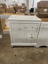 Naples 30 in. W x 21.75 in. D Bath Vanity Cabinet in White