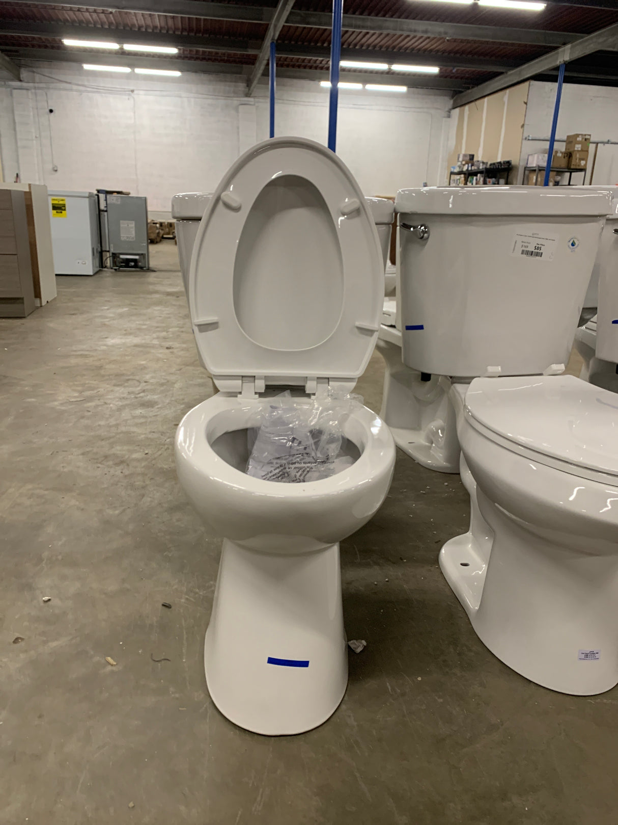 Stealth 2-Piece 0.8 GPF Ultra-High-Efficiency Single Flush Elongated Toilet in White, Seat Included