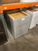 Westfield Dusk Gray Shaker Stock Assembled Base Kitchen Cabinet (24 in. W x 23.75 in. D x 35 in. H)