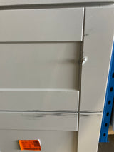 Shaker Dove Gray Stock Assembled Drawer Base Kitchen Cabinet with Drawer Glides (18 in. x 34.5 in. x 24 in.)