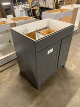 Thornbriar 30 in. W x 22 in. D x 34 in. H Bath Vanity Cabinet without Top in Cement