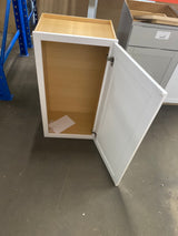 Westfield Feather White Wood Shaker Stock Assembled Wall Kitchen Cabinet (18 in. W x 36 in. H x 12 in. D)