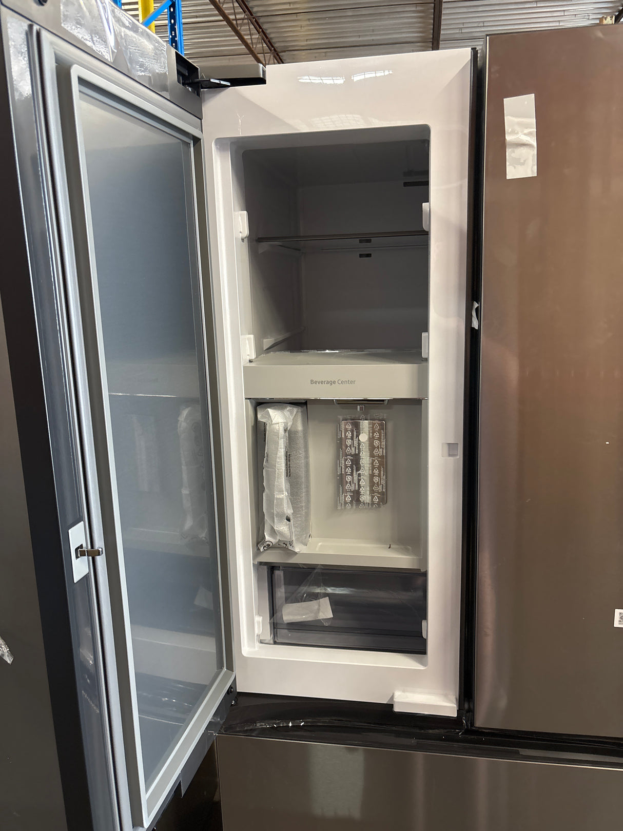 Samsung 30 cu. ft. Bespoke 3-Door French Door Refrigerator with Beverage Center