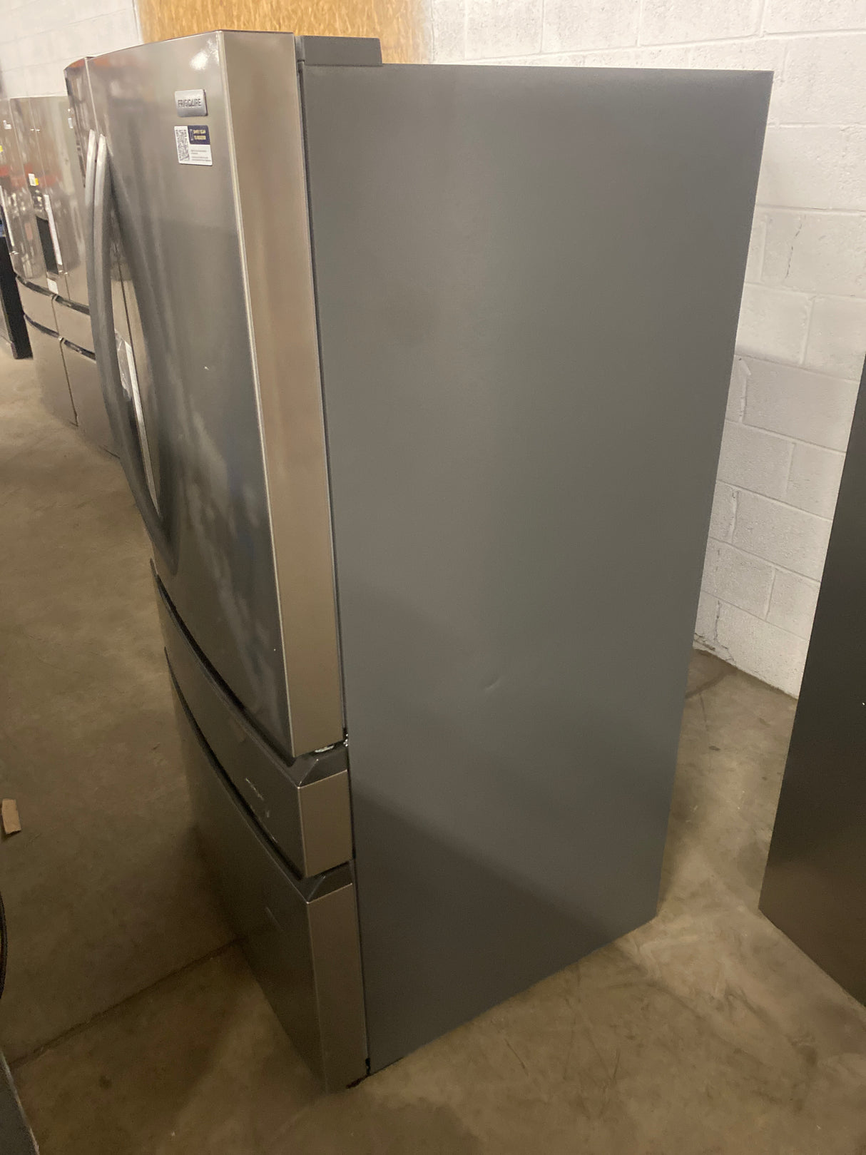 36 in. 26 cu. ft. Standard-Depth 4-Door French Door Refrigerator in Fingerprint-Resistant Stainless Steel Look