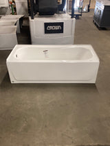 Maui 60 in. x 30 in. Soaking Bathtub with Left Drain in White