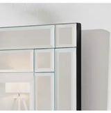Medium Rectangle Beveled Glass Classic Mirror (36 in. H x 24 in. W)