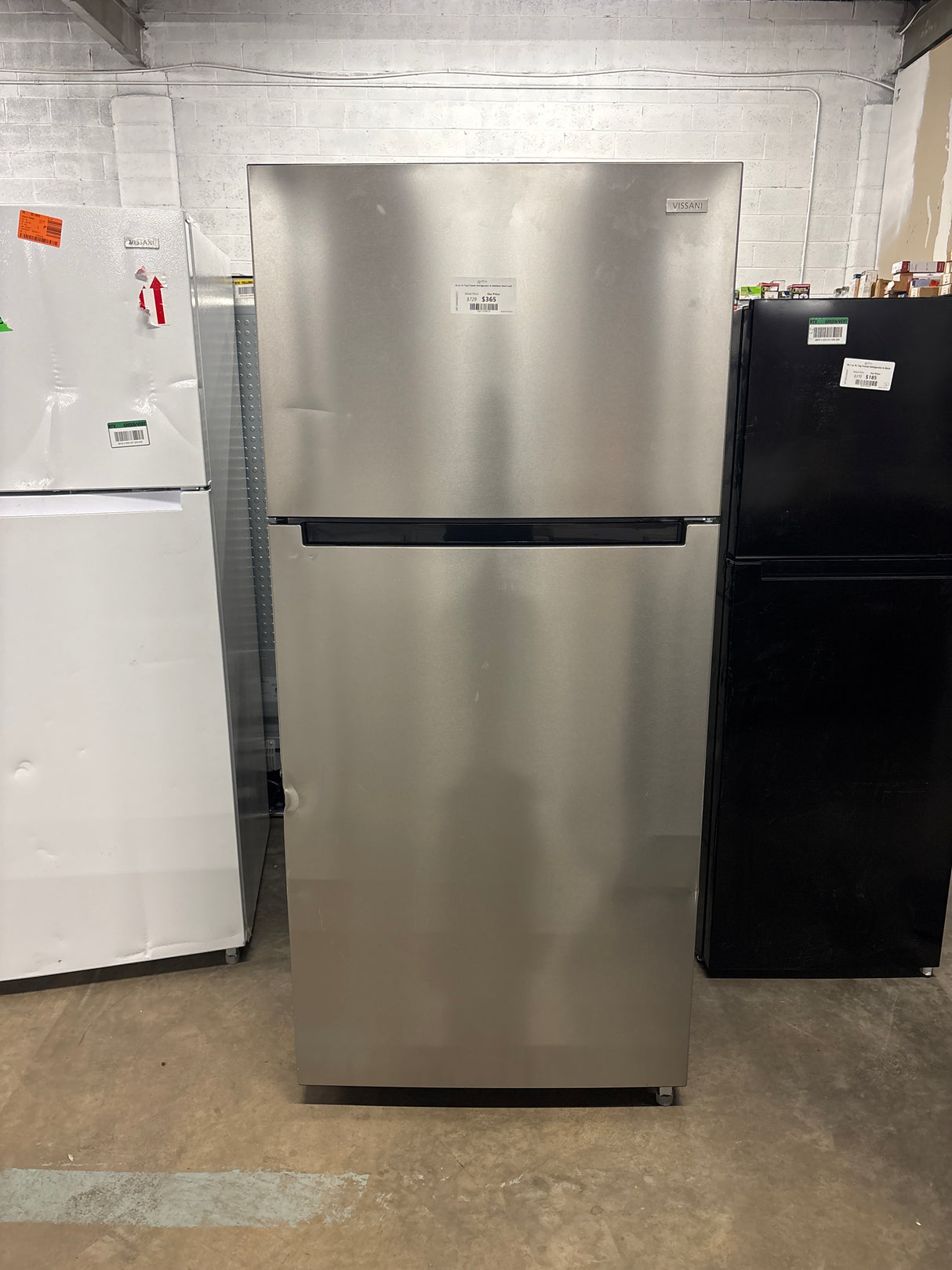 18 cu. ft. Top Freezer Refrigerator in Stainless Steel Look