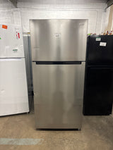 18 cu. ft. Top Freezer Refrigerator in Stainless Steel Look