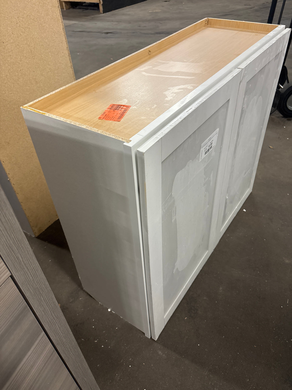 Westfield Feather White Shaker Stock Assembled Wall Kitchen Cabinet (36 in. W x 12 in. D x 30 in. H)
