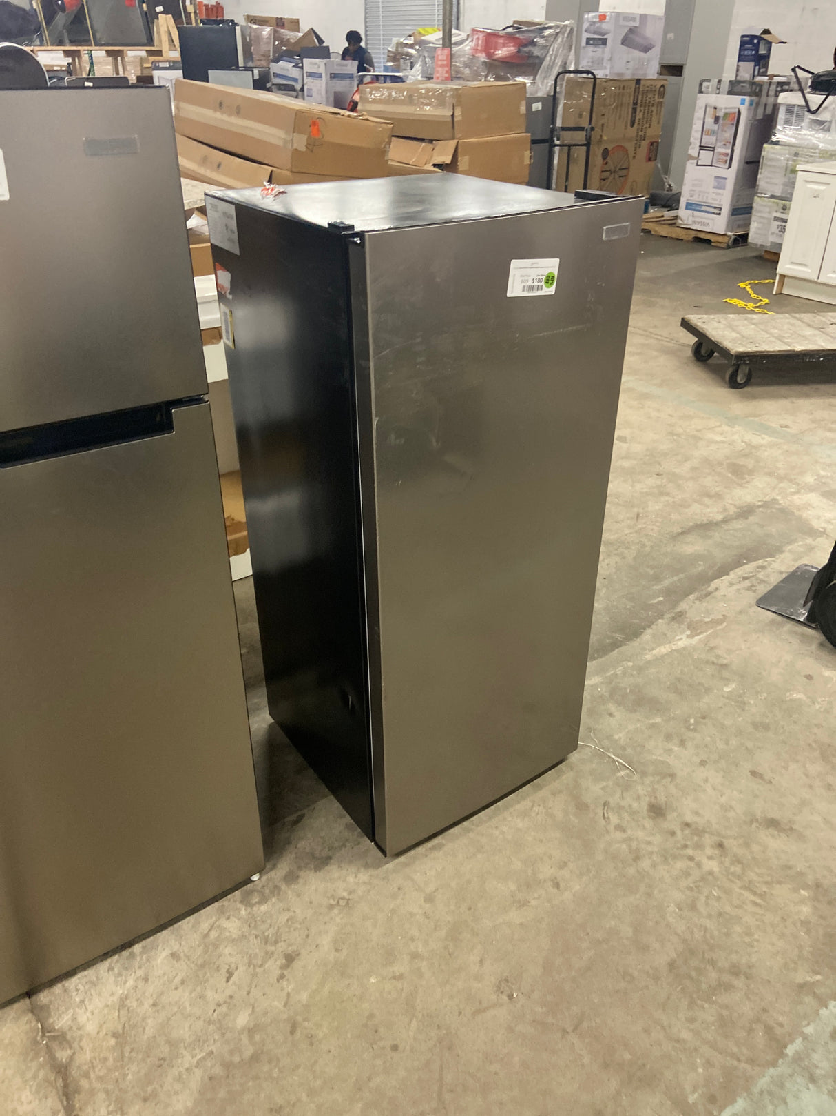 7.1 cu. ft. Manual Defrost Convertible Upright Freezer in Stainless Steel Look