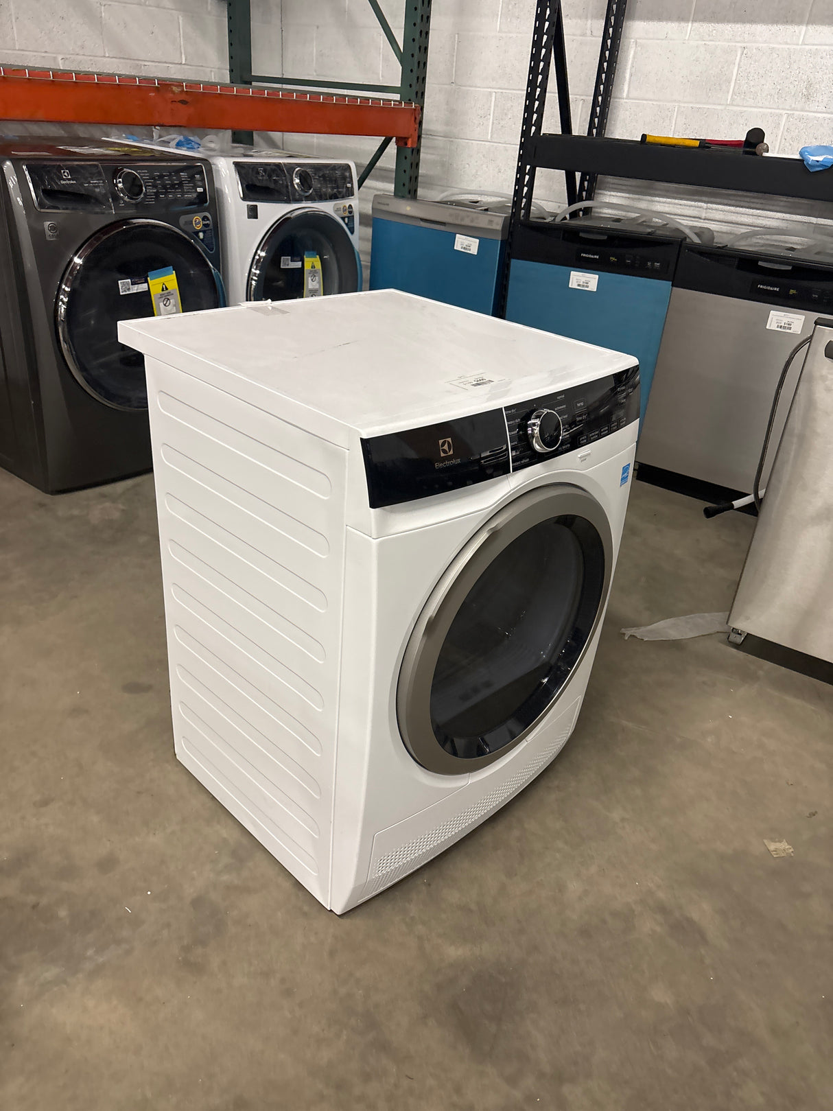 24 in. 4.0 cu. ft. Compact Stackable Electric Ventless Dryer in White with Instant Refresh, ENERGY STAR