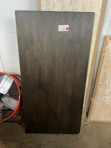 5 ft. L x 30 in. D Engineered Finished Dark Wood Oak Butcher Block Desktop Countertop in Brown with Standard Edge