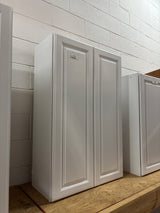 Hampton 21 in. W x 12 in. D x 42 in. H Assembled Wall Kitchen Cabinet in Satin White