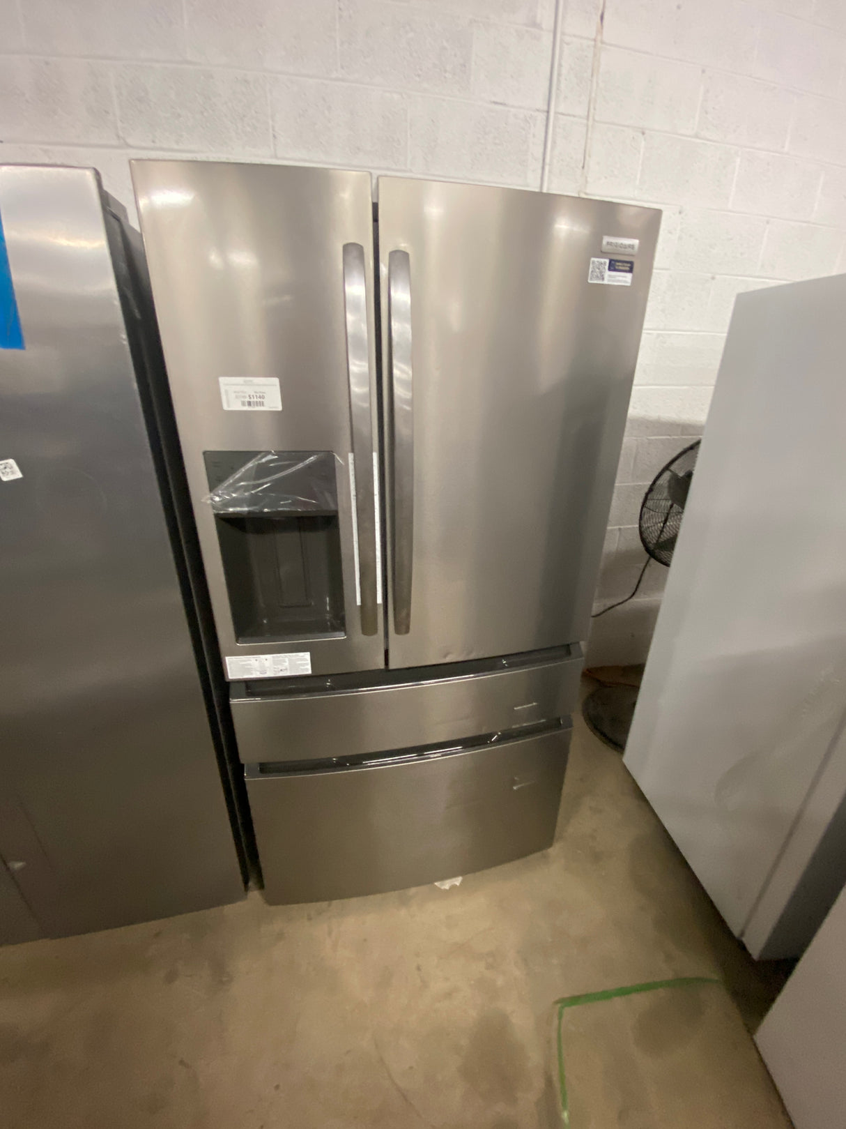 36 in. 26 cu. ft. Standard-Depth 4-Door French Door Refrigerator in Fingerprint-Resistant Stainless Steel Look