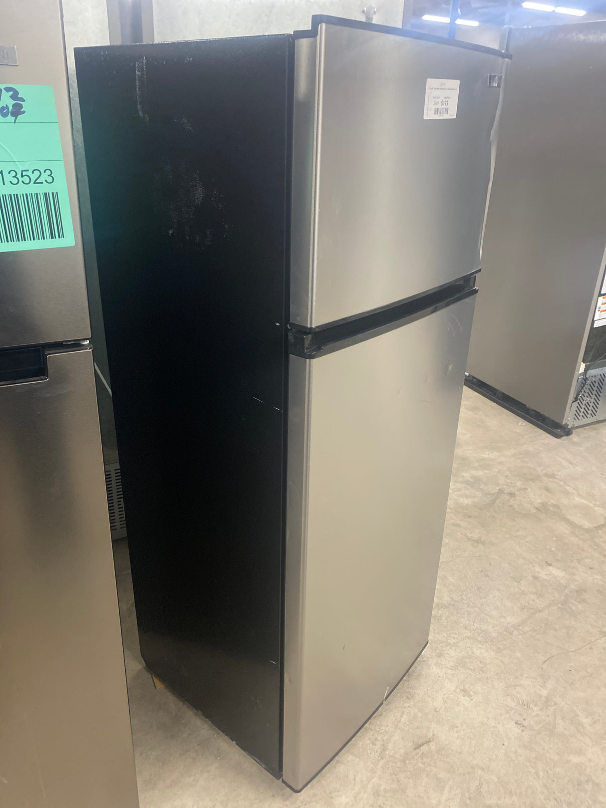 7.2 cu. ft. Top Freezer Refrigerator in Stainless Steel Look