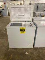 7.0 cu. ft. Manual Defrost Chest Freezer with LED Light in White Garage Ready