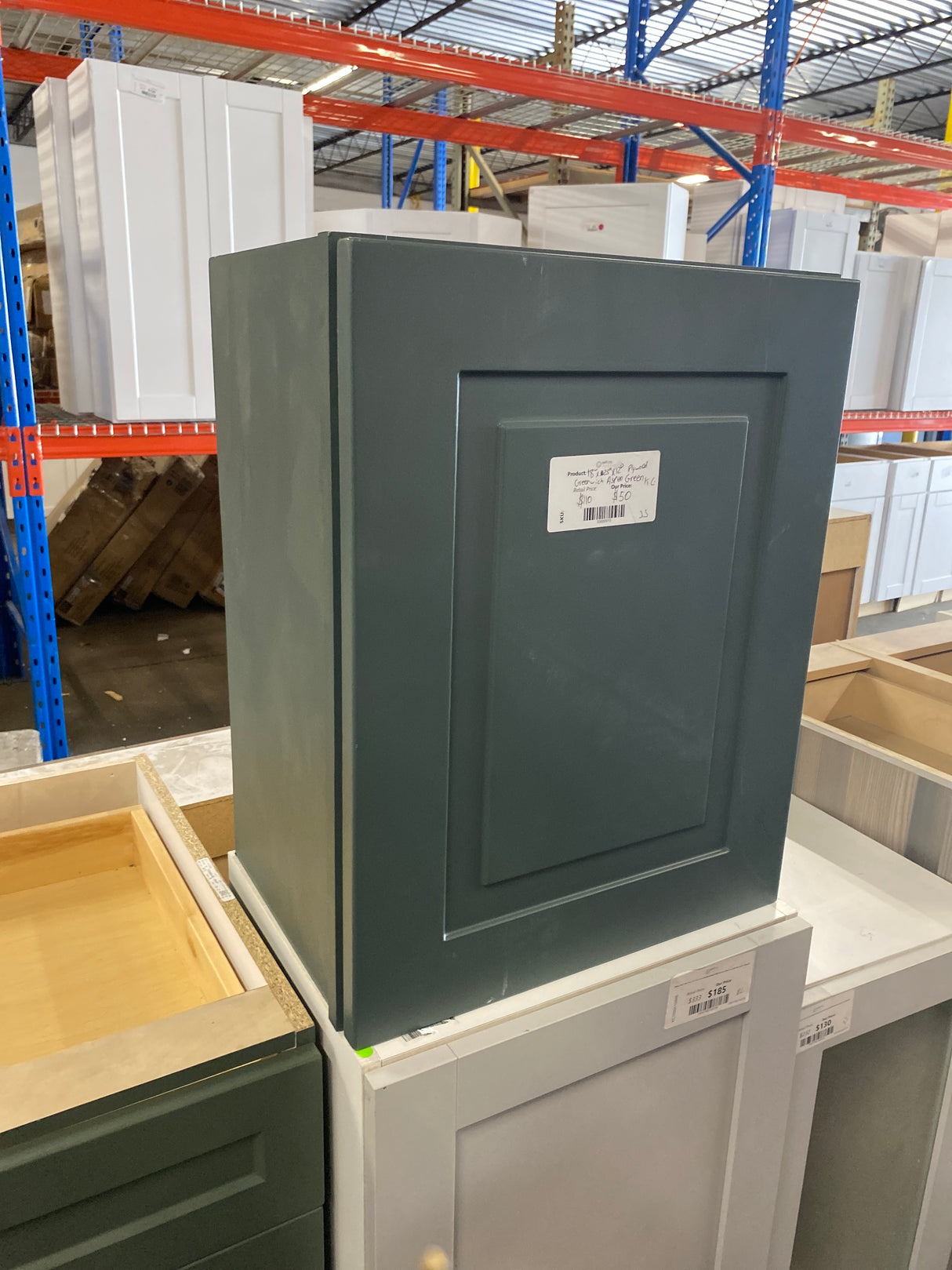 Greenwich Aspen Green 23 in. H x 18 W x 12 in. D Plywood Kitchen Cabinet