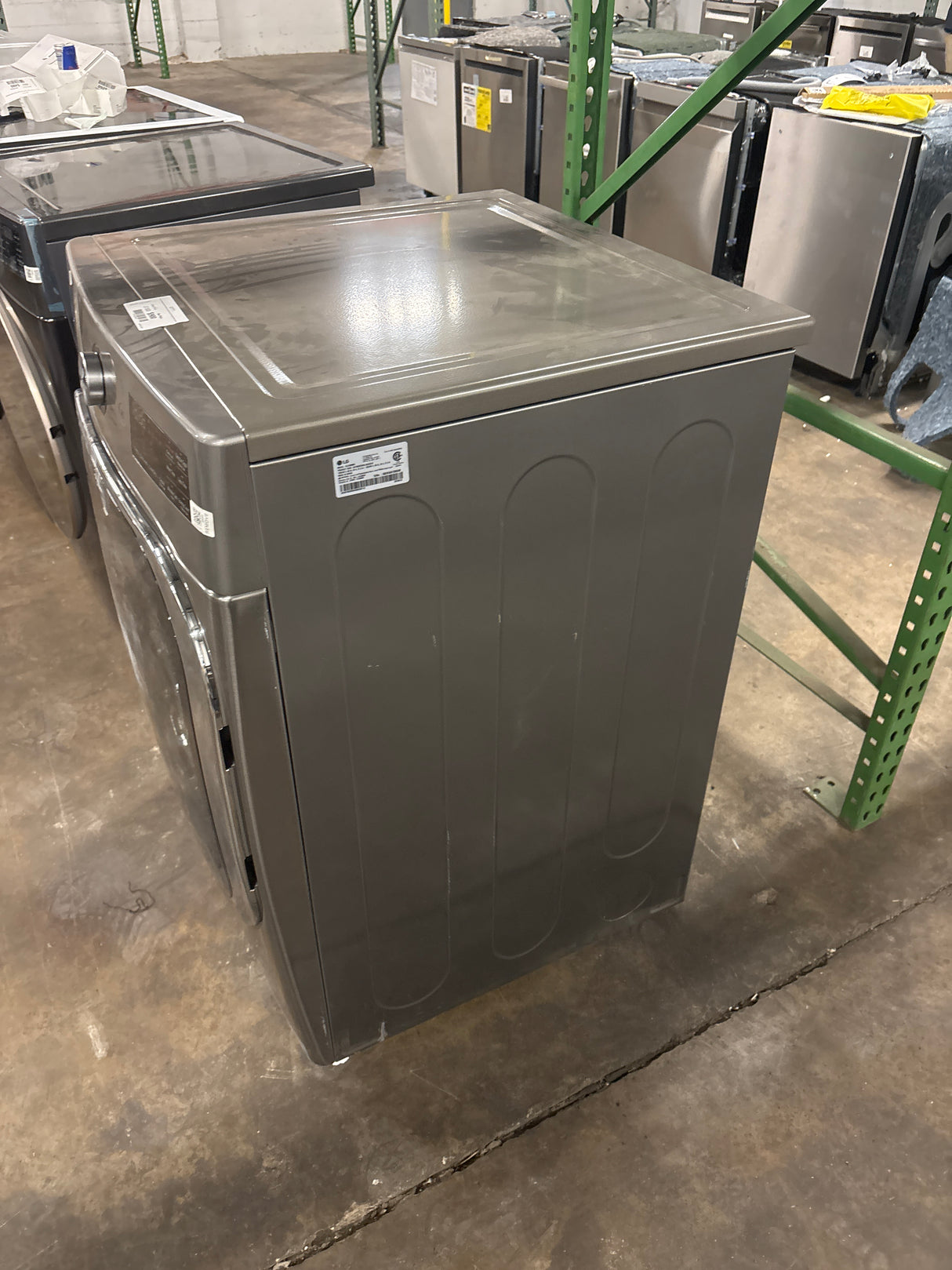 LG 9.0 cu. ft. Mega Capacity Smart Wi-Fi Enabled Front Load ELECTRIC Dryer with TurboSteam and Built-In Intelligence