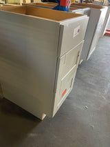 Shaker Dove Gray Stock Assembled Drawer Base Kitchen Cabinet with Drawer Glides (18 in. x 34.5 in. x 24 in.)