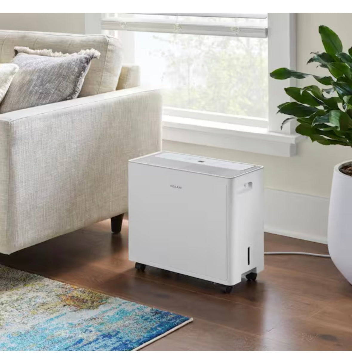 35 pt. Dehumidifier up to 3,000 sq. ft. ENERGY STAR for Basement, Garage, or Wet Rooms in White