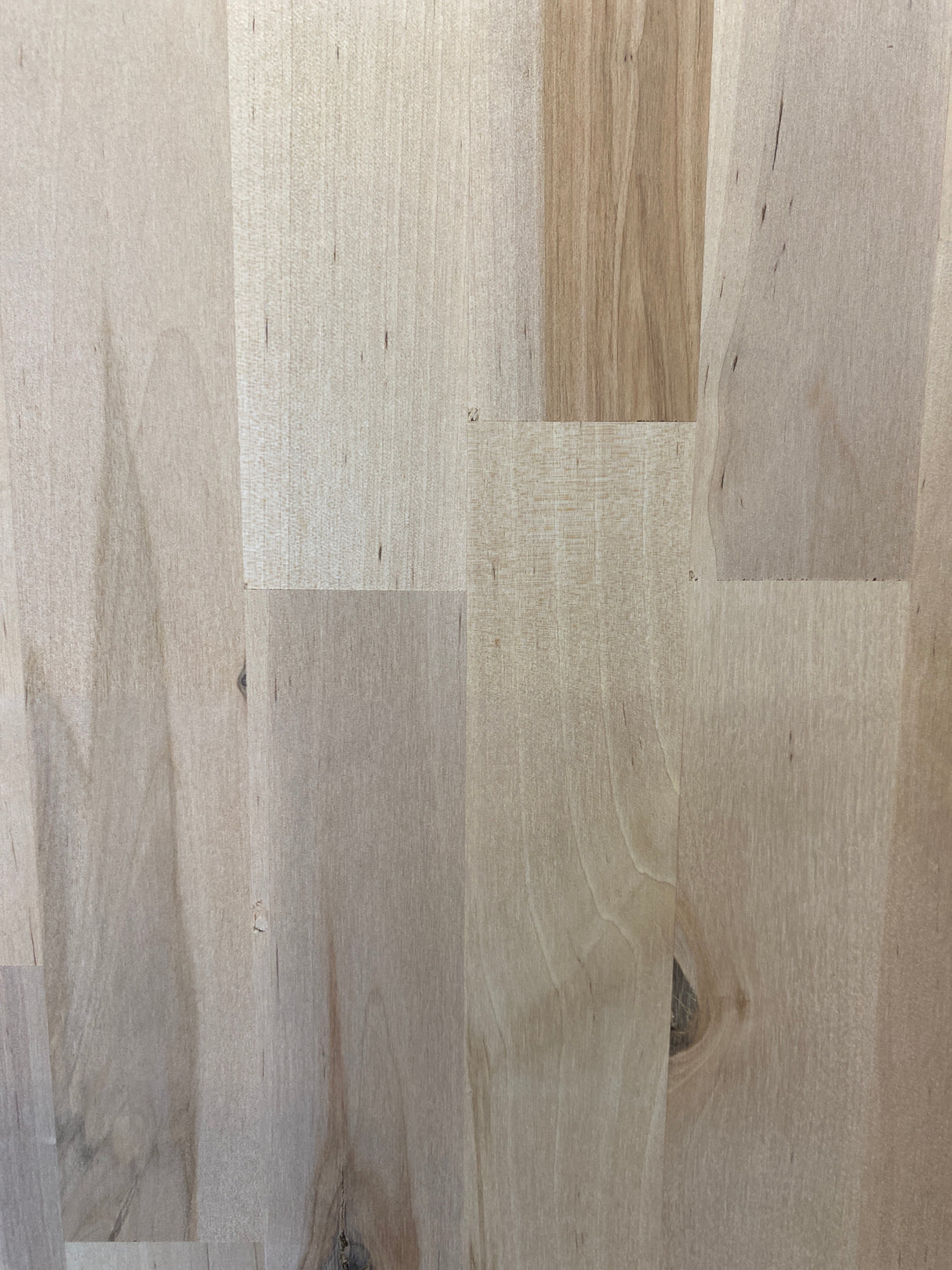 4 ft. L x 30 in. D Unfinished Birch Solid Wood Butcher Block Desktop Countertop With Eased Edge