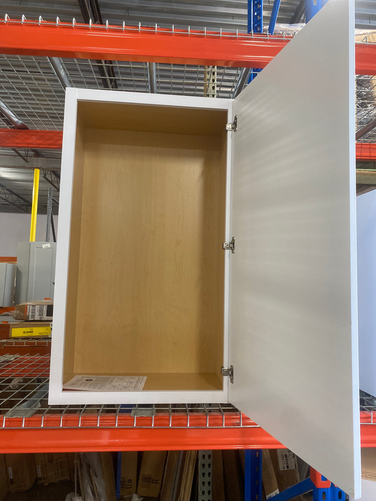 Shaker 24 in. W x 12 in. D x 42 in. H Assembled Wall Kitchen Cabinet in Satin White