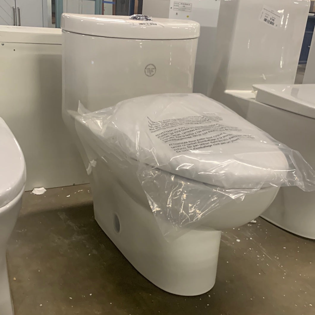 Tofino Complete 1Piece 1.1 GPF Dual Flush Elongated Toilet in White w