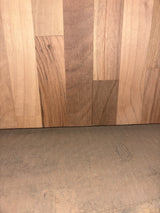 4 ft. L x 25 in. D Unfinished Walnut Solid Wood Butcher Block Countertop With Eased Edge