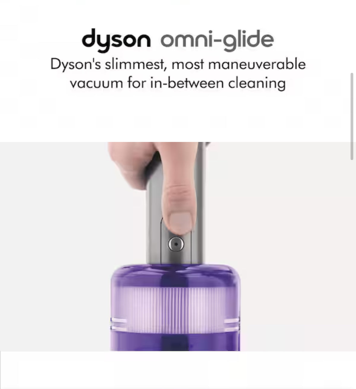 Omni-glide Cordless Stick Vacuum