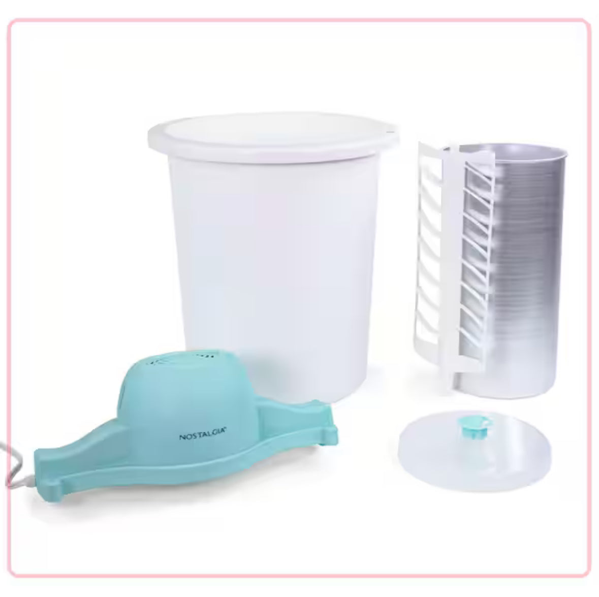 6 Qt. Blue Parlor Electric Ice Cream Maker