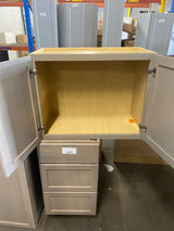 Sinclair 36 in. W x 12 in. D x 30 in. H Assembled Wall Cabinet in Shaker Light Oak