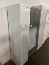 Courtland 18 in. W x 24 in. D x 90 in. H Assembled Shaker Pantry Kitchen Cabinet in Polar White