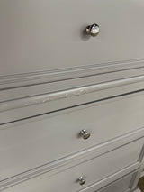 Hampton Harbor 48 in. Vanity in Dove Grey with Natural Marble Vanity Top in White with White Sink