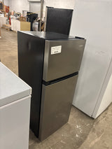 4.5 cu. ft. 2-Door Mini Refrigerator in Platinum Steel with Freezer